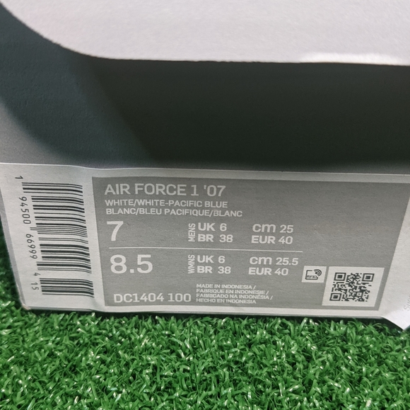 Nike Air Force 1 '07 Low Pacific Blue - Picture 5 of 5